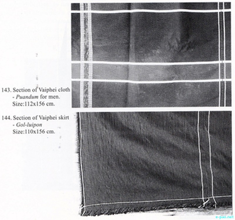 Puandum , Gol-Luipon - Vaiphei - Tribal hand woven fabrics of Manipur :: 2013