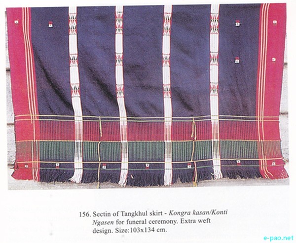 Tangkhul Skirt - Kongra Kasan/Konti Ngasen - Tribal hand woven fabrics of Manipur :: Rituals Connected To Tradition