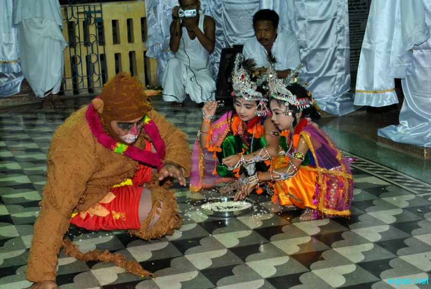 Goura Leela performed on 215th Death Anniversary of Rajarshi Bhagyachandra at Nabadwip, WB   :: October 2013