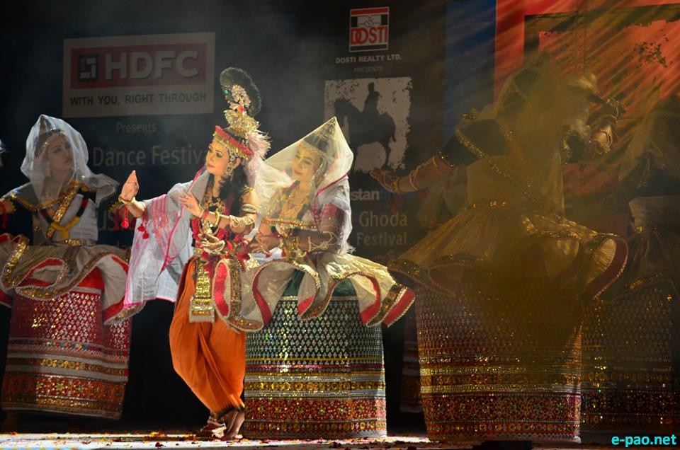 Maha Raas and other items performed by Manipuri Jagoi Marup artistes at Kala Ghoda Festival, Mumbai :: 8 Feb 2014
