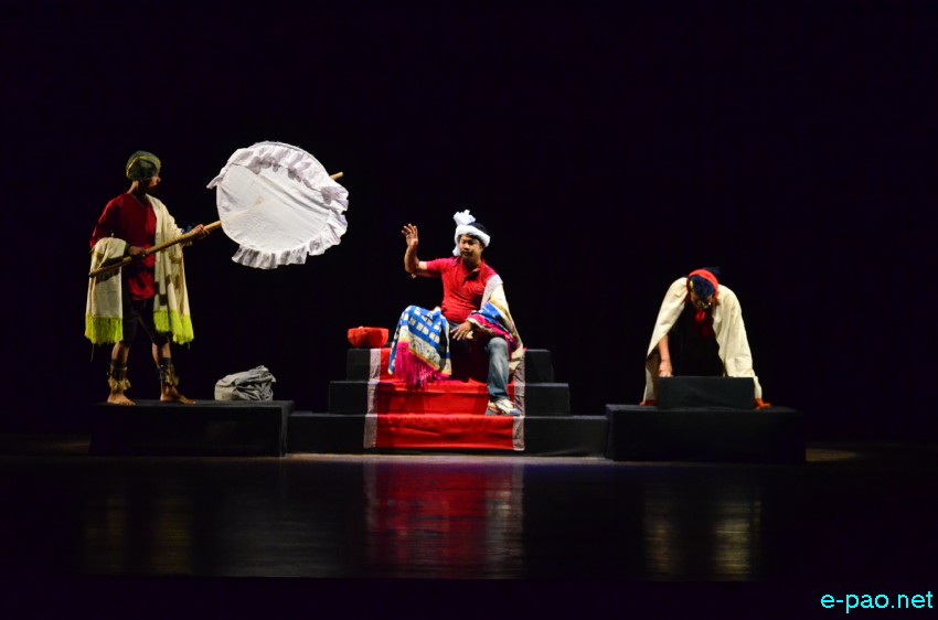 Manipuri Ensemble 'Shri Tomba & Kei'  performed at 30th All Manipur Drama Festival 2014-15 at MCA, Imphal :: 13 May 2015