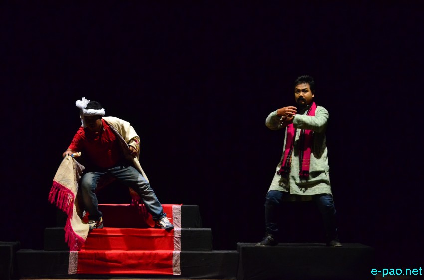 Manipuri Ensemble 'Shri Tomba & Kei'  performed at 30th All Manipur Drama Festival 2014-15 at MCA, Imphal :: 13 May 2015