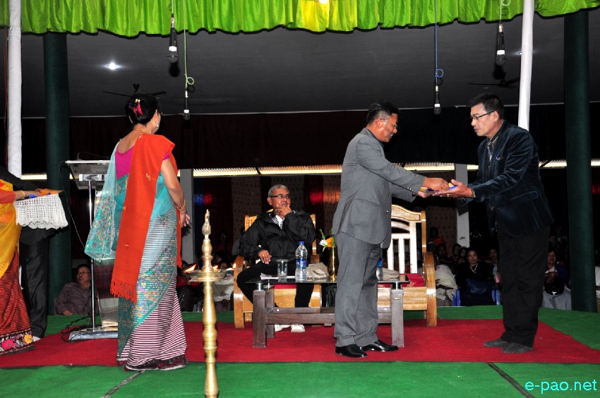 Award ceremony at 45th All Manipur Shumang Leela Festival 2016-17  at Iboyaima Shumang Leela Shanglen :: 11 February 2017