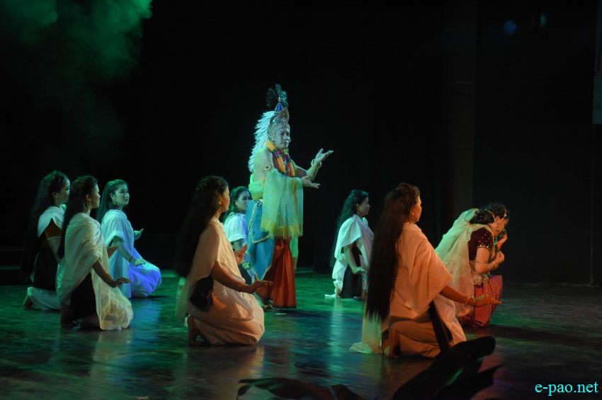 Gandhari (Dance Drama) performed at JN Manipur Dance Academy, Imphal :: 12th July 2019