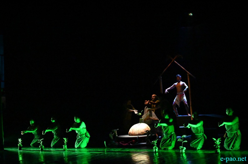 Pi - Thadoi performed by Kalakshetra Manipur at Jawaharlal Nehru Manipur Dance Academy, Imphal :: 19th July 2022