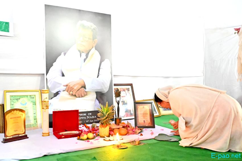 Tributes paid to Padmashri Oja Naba Wareppa (Shumang Leela) at Haobam Marak :: 19 January 2023