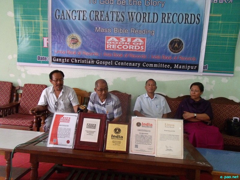 Gangtes Creates World Records for Biggest Mass Bible Reading