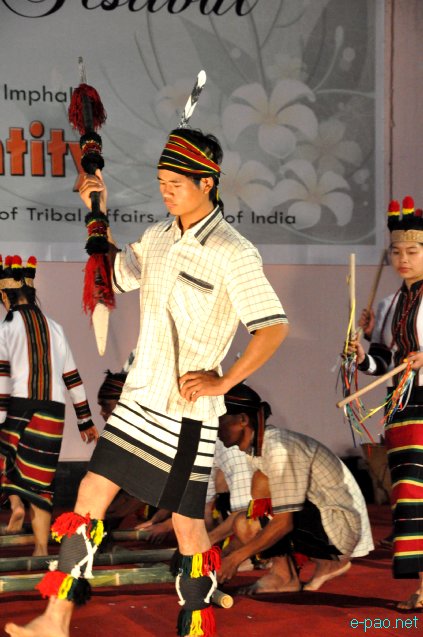 Paite-Zomi Cultural Dance at 2nd State Level Tribal Cultural Festival at TRI Complex, Imphal :: 23 January 2013
