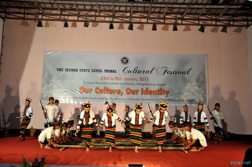 Paite-Zomi Cultural Dance at 2nd State Level Tribal Cultural Festival at TRI Complex, Imphal :: 23 January 2013