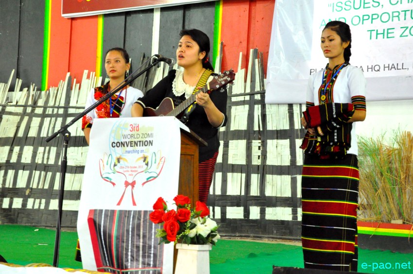 Last Day of 3rd World Zomi Convention at YPA Head Quarter Hall Hiangtam, Lamka ::  27 October 2013