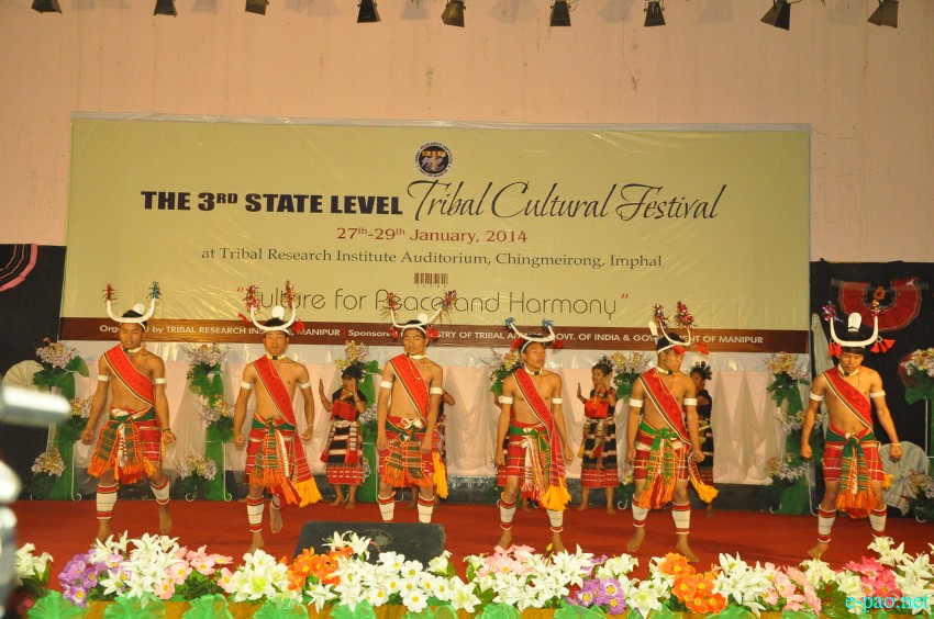 3rd State Level Tribal Cultural Festival organized by Tribal Research Institute (TRI)  at Chingmeirong  :: 27 January 2014