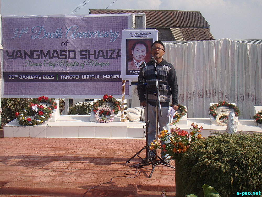 31st Death Anniversary of Yangmasho Shaiza at Tangrei, Ukhrul