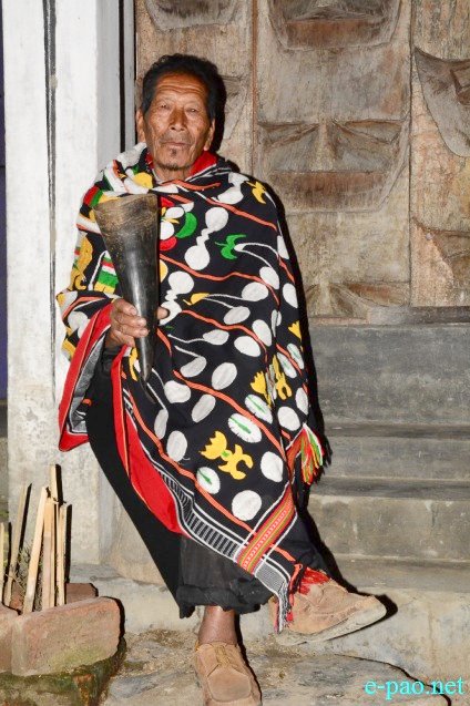 A Traditional House of Poumai Naga at Purul Village in Senapati District  :: 10th May 2016