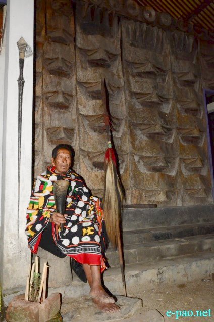 A Traditional House of Poumai Naga at Purul Village in Senapati District  :: 10th May 2016