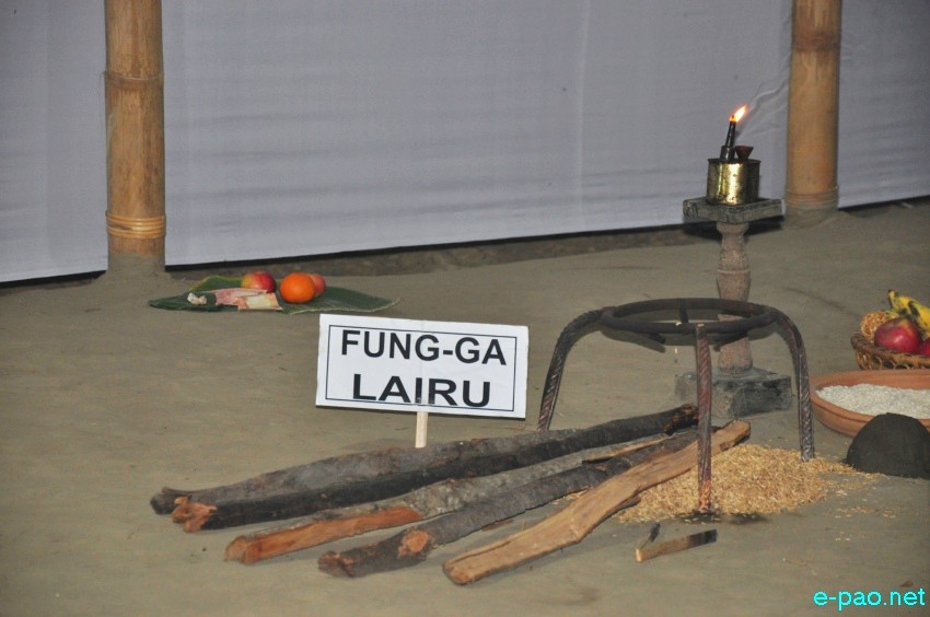 Different aspects of Meetei Yumjao being displayed at Wangkhei Ningthem Pukhri Mapal :: January 21 2016