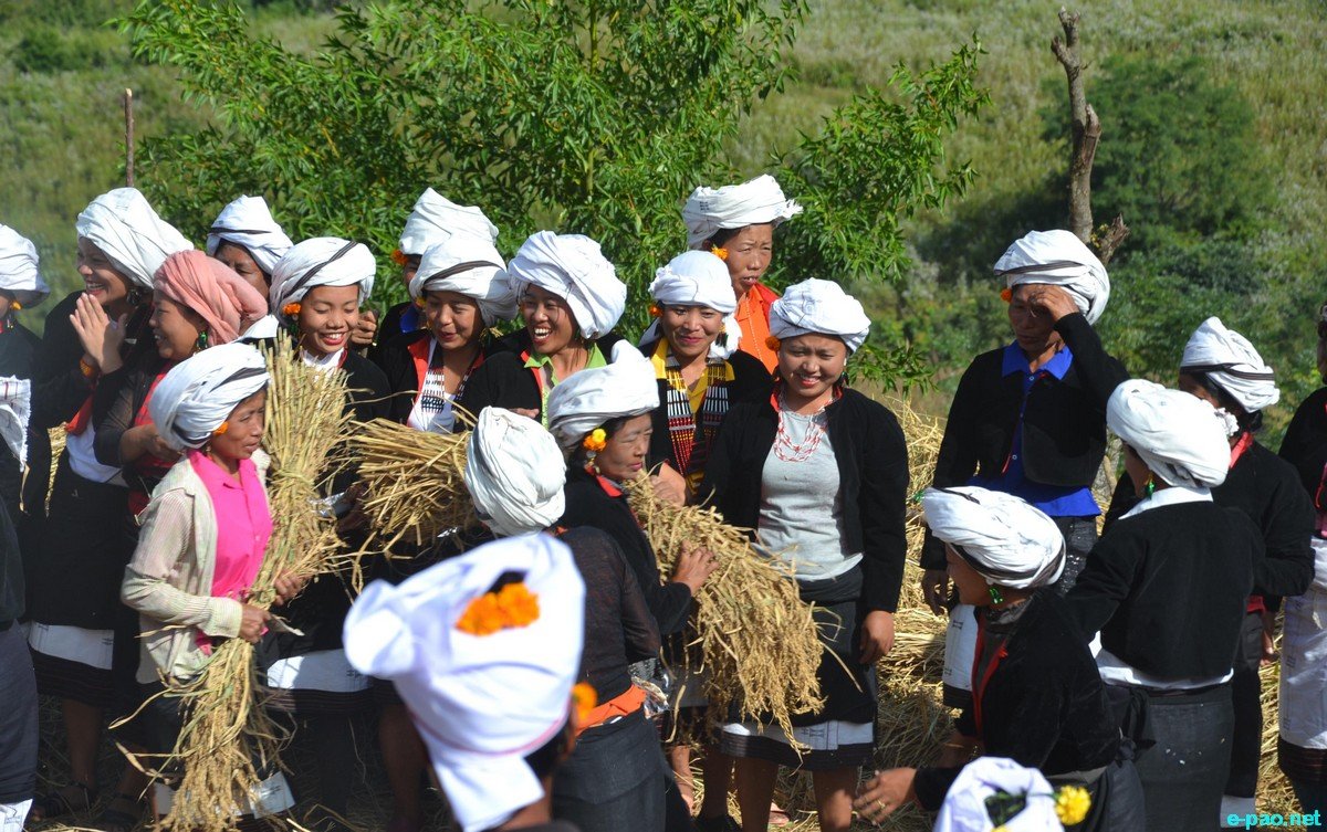 Maring Community Harvest Festival  : 'Kummui Chaa-um'  at Lamlong Khullen, Tengnoupal :: 28 October 2017