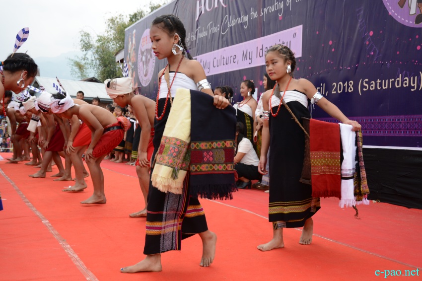  'HUN' Thadou Cultural Festival at Champhai, Keithelmanbi Military Colony, Kangpokpi :: 7th April, 2018 