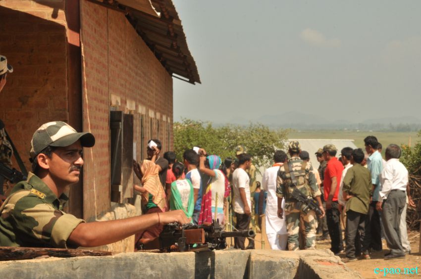 Voting at the By-election to Hiyanglam Assembly Constituency :: October 17 2014