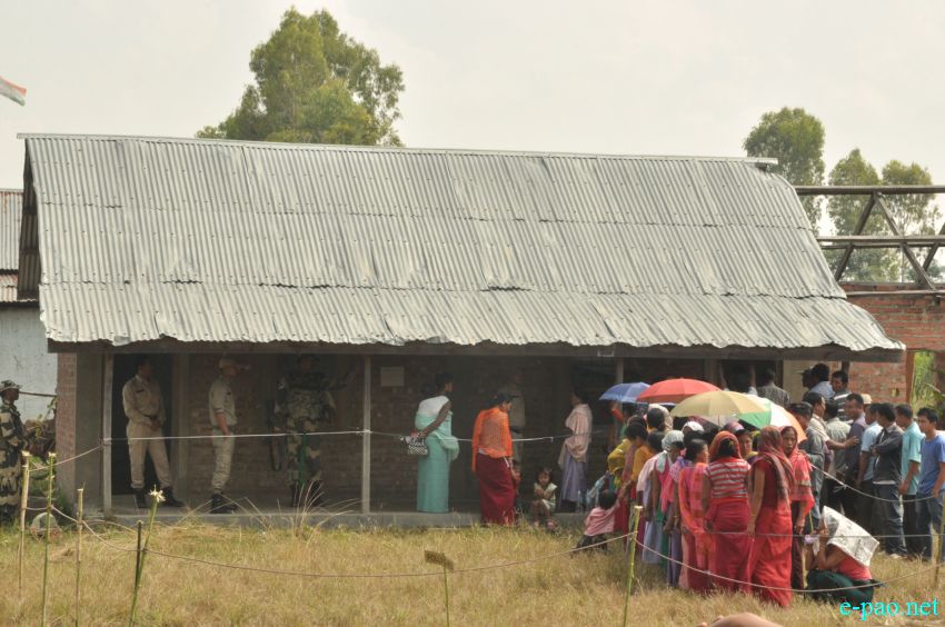 Voting at the By-election to Hiyanglam Assembly Constituency :: October 17 2014