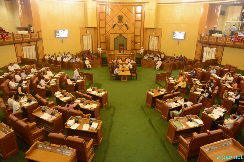 Monsoon Assembly Session for the year 2018 at Manipur Legislative Assembly Building, Imphal on July 20 and 21 2018 