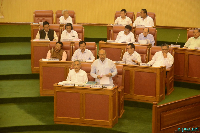Monsoon Assembly Session at Manipur Legislative Assembly Building :: July 20 - 21 2018
