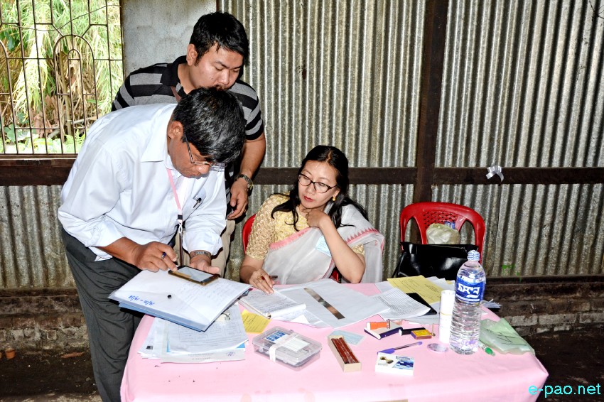 Voting for Inner Manipur Parliamentary Constituency for 17th Lok Sabha election at Imphal :: 18 April 2019