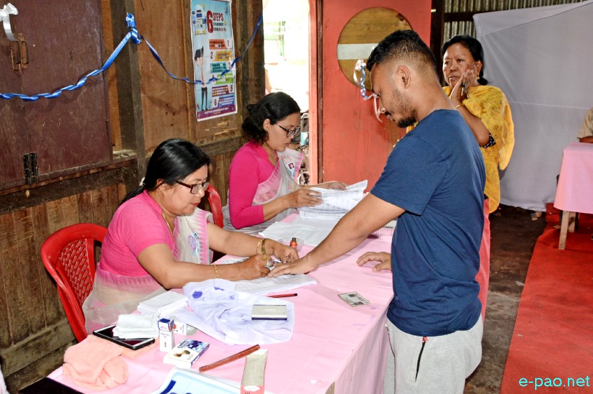 Voting for Inner Manipur Parliamentary Constituency for 17th Lok Sabha election at Imphal :: 18 April 2019