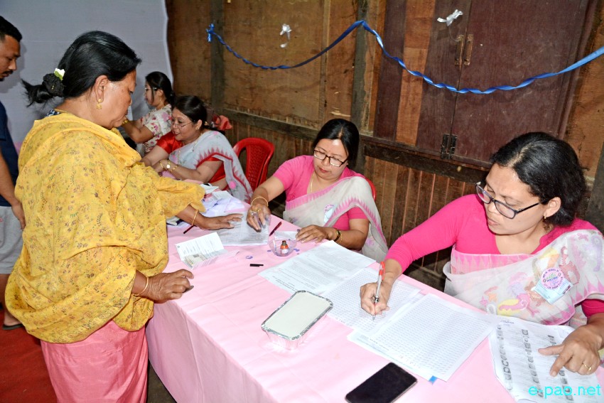 Voting for Inner Manipur Parliamentary Constituency for 17th Lok Sabha election at Imphal :: 18 April 2019
