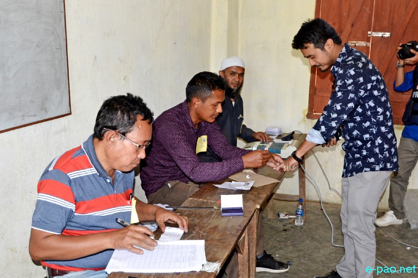 Voting for Inner Manipur Parliamentary Constituency for 17th Lok Sabha election at Imphal :: 18 April 2019