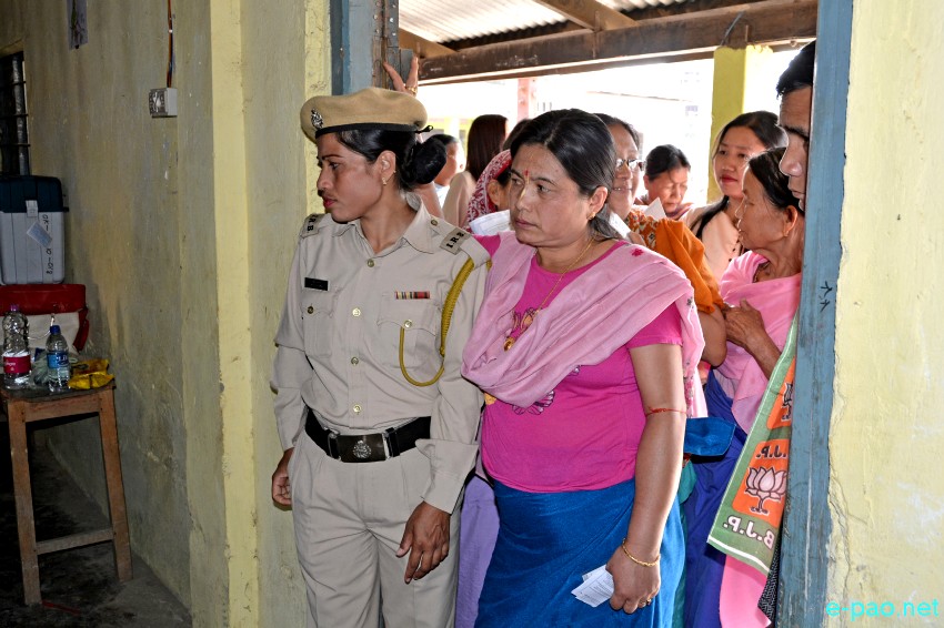 Voting for Inner Manipur Parliamentary Constituency for 17th Lok Sabha election at Imphal :: 18 April 2019