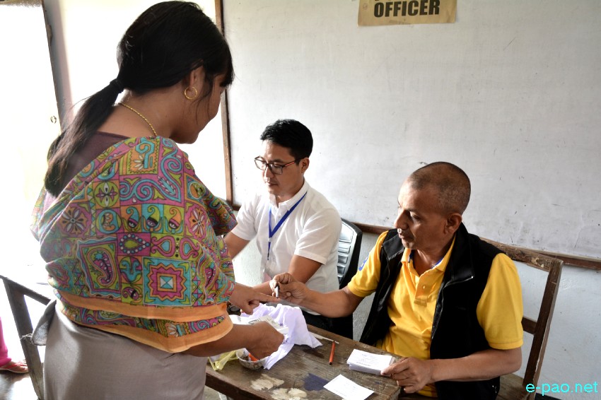 Voting for Inner Manipur Parliamentary Constituency for 17th Lok Sabha election at Imphal :: 18 April 2019