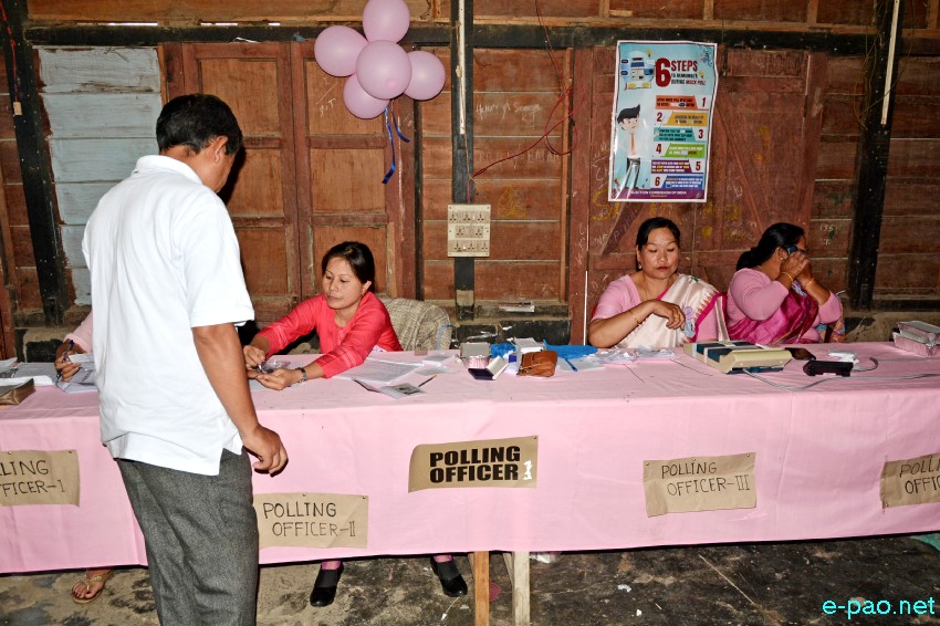 Voting for Inner Manipur Parliamentary Constituency for 17th Lok Sabha election at Imphal :: 18 April 2019