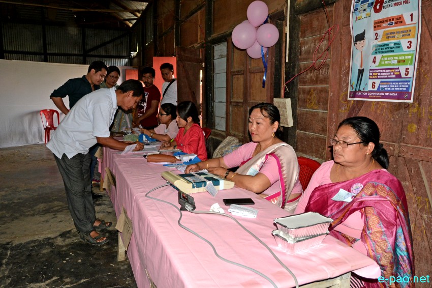 Voting for Inner Manipur Parliamentary Constituency for 17th Lok Sabha election at Imphal :: 18 April 2019