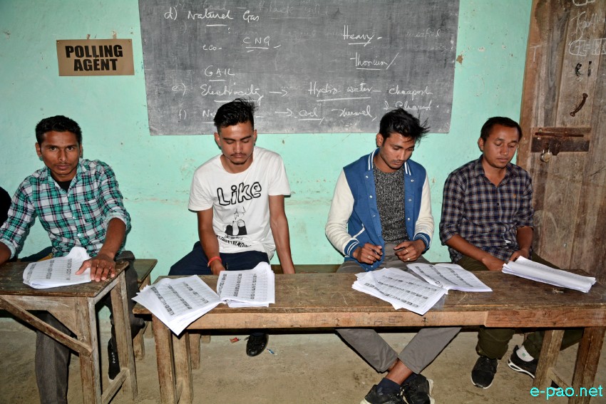 Voting for Outer Manipur Parliamentary Constituency for 17th Lok Sabha election at Kangpokpi :: 11 April 2019