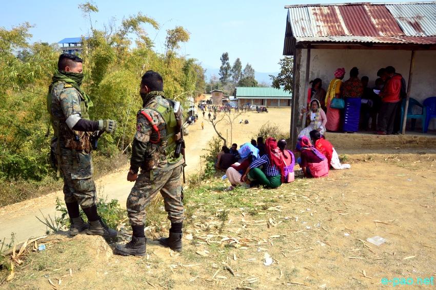 Polling  for first phase of 12th Manipur Assembly Election in Imphal East & West :: February 28 2022