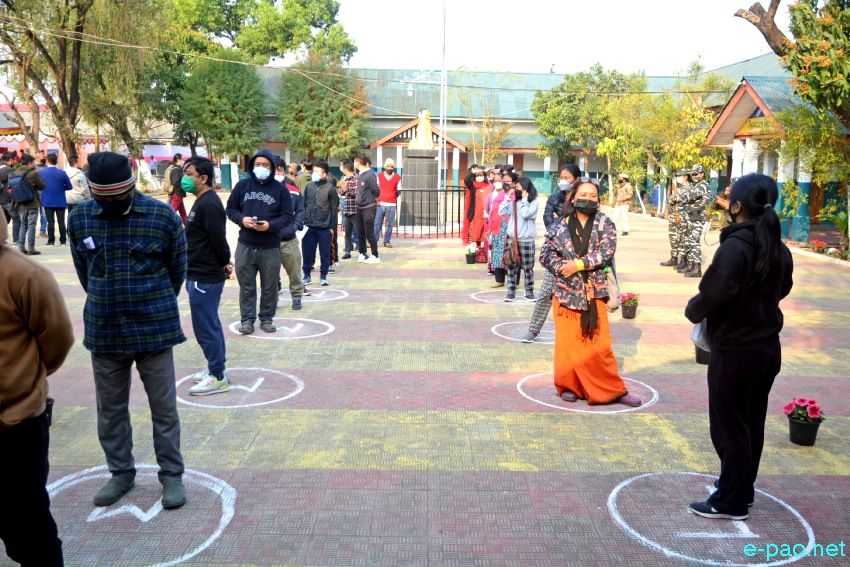 Polling  for first phase of 12th Manipur Assembly Election in Imphal East & West :: February 28 2022