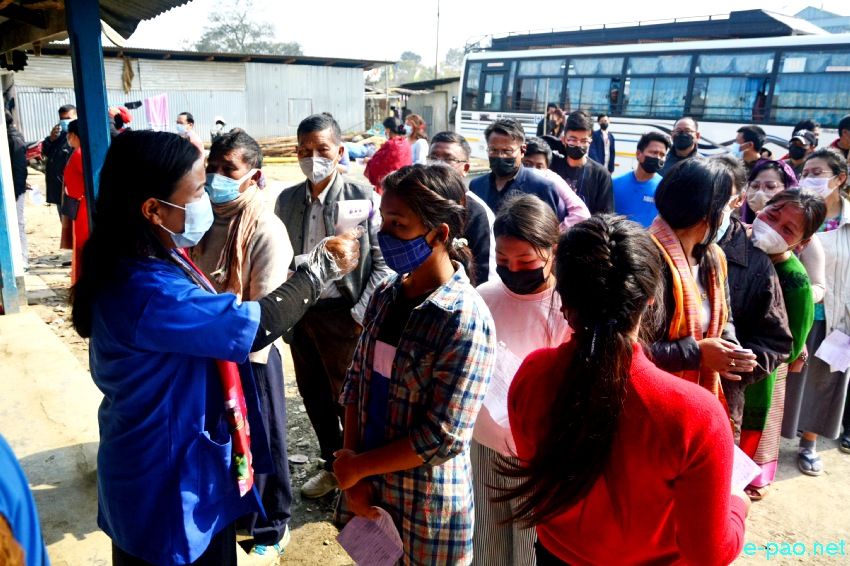 Polling  for first phase of 12th Manipur Assembly Election in Imphal East & West :: February 28 2022