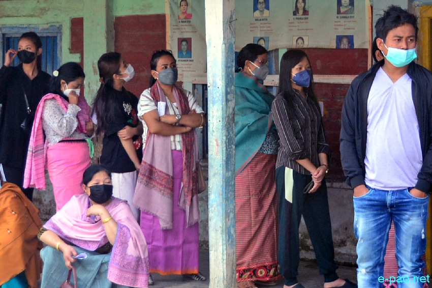 Polling  for first phase of 12th Manipur Assembly Election in Imphal East & West :: February 28 2022