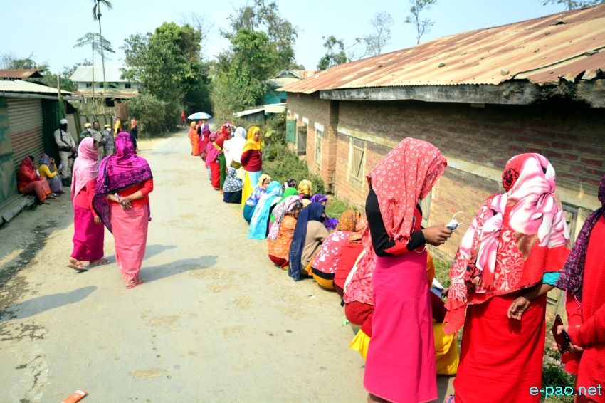 Polling  for first phase of 12th Manipur Assembly Election in Imphal East & West :: February 28 2022