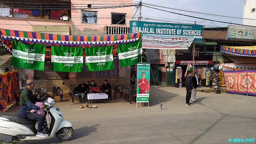 Polling  for first phase of 12th Manipur Assembly Election in Imphal East & West :: February 28 2022