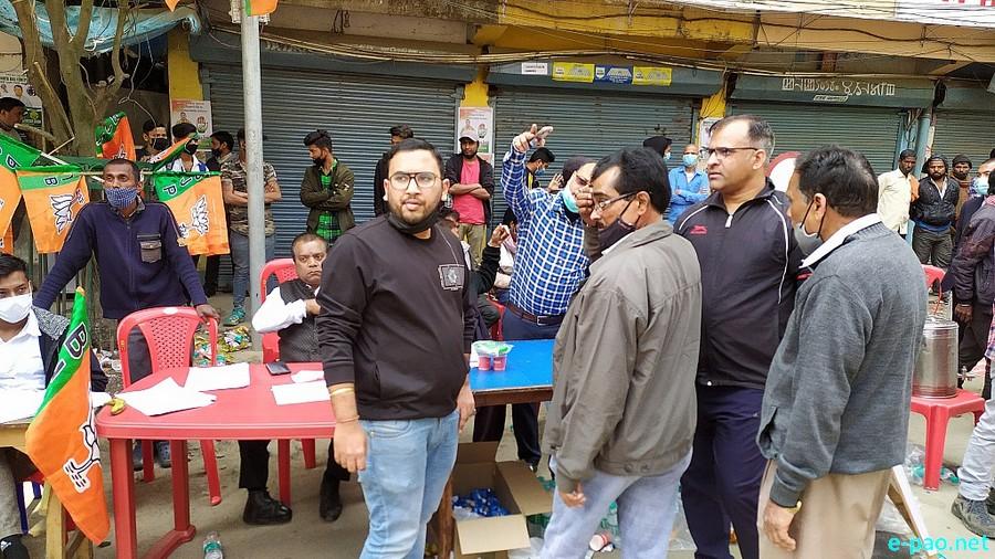 Polling  for first phase of 12th Manipur Assembly Election in Imphal East & West :: February 28 2022