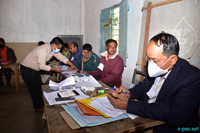 Polling  for Second phase of 12th Manipur Assembly Election :: March 05 2022
