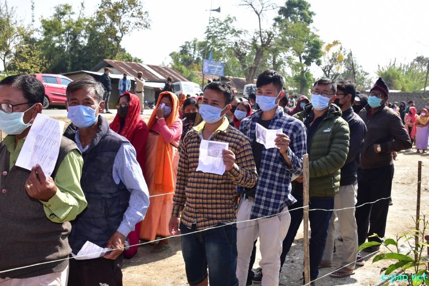 Polling  for Second phase of 12th Manipur Assembly Election :: March 05 2022