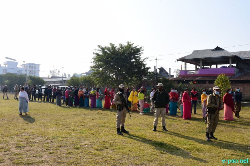 Polling  for Second phase of 12th Manipur Assembly Election :: March 05 2022