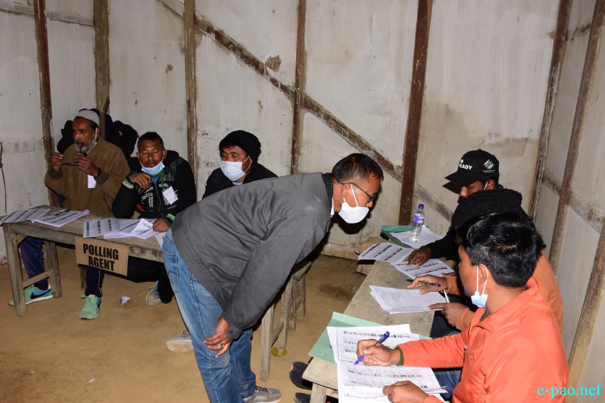 Polling  for Second phase of 12th Manipur Assembly Election :: March 05 2022