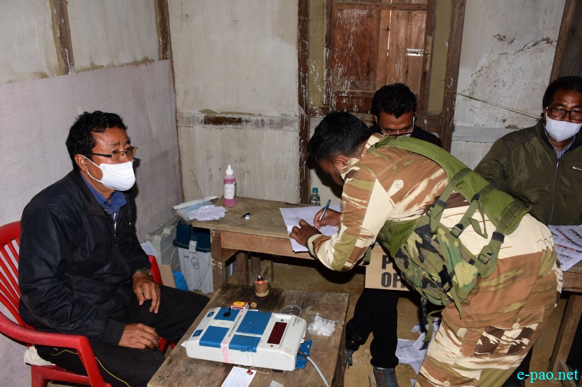 Polling  for Second phase of 12th Manipur Assembly Election :: March 05 2022