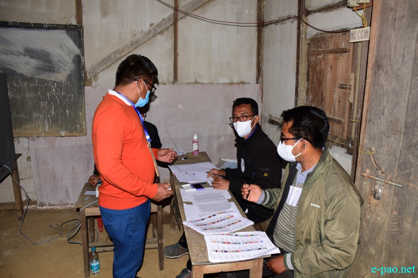 Polling  for Second phase of 12th Manipur Assembly Election :: March 05 2022