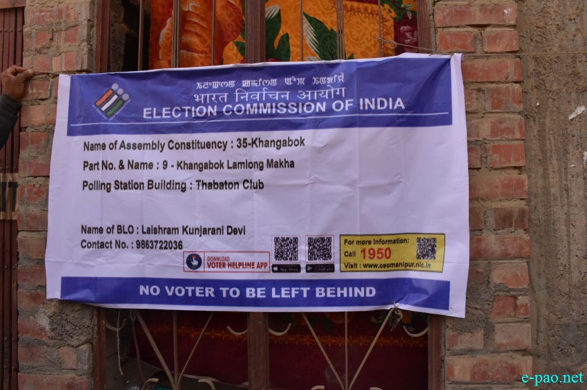 Polling  for Second phase of 12th Manipur Assembly Election :: March 05 2022