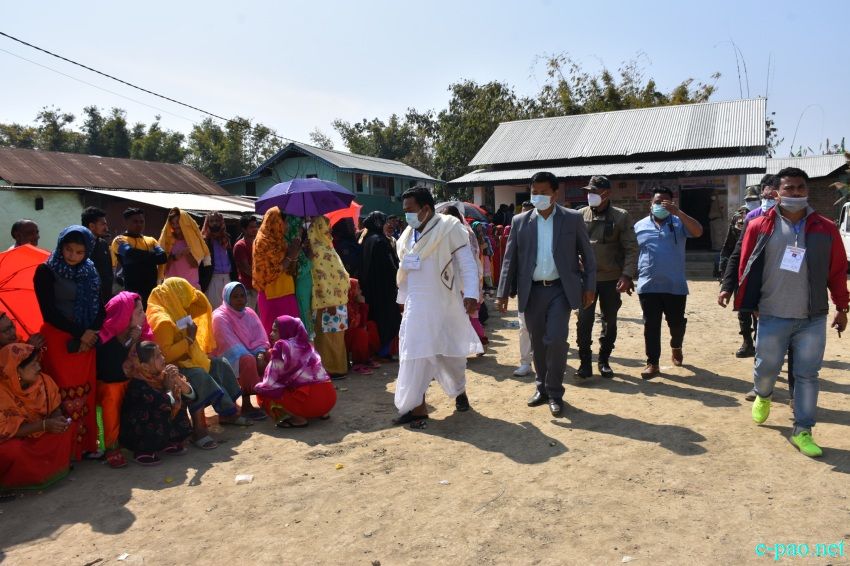 Polling  for Second phase of 12th Manipur Assembly Election :: March 05 2022