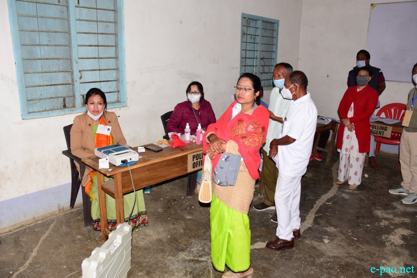 Polling  for Second phase of 12th Manipur Assembly Election :: March 05 2022